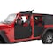 Bestop Jeep Doors Full 2-Piece Fabric Doors For Jeep 2020-2024 Gladiator Clear Vinyl Front Pair 51750-35 - alternate 3